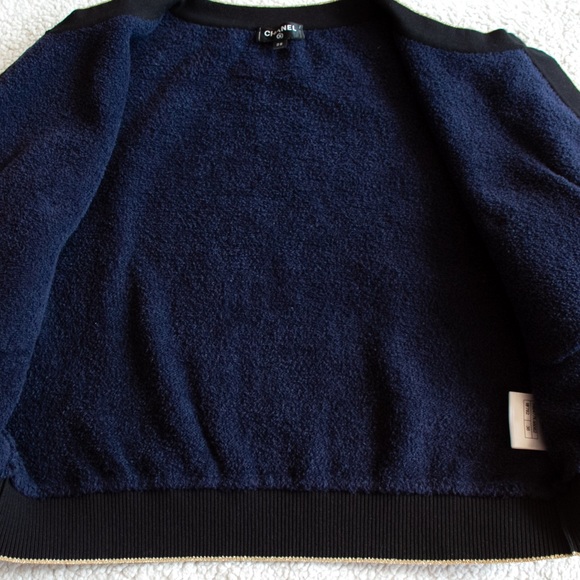 Chanel Cruise 2019 La Pausa Navy Cardigan Pants - Picture 12 of 13